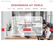 Tablet Screenshot of engineeringmyworld.org